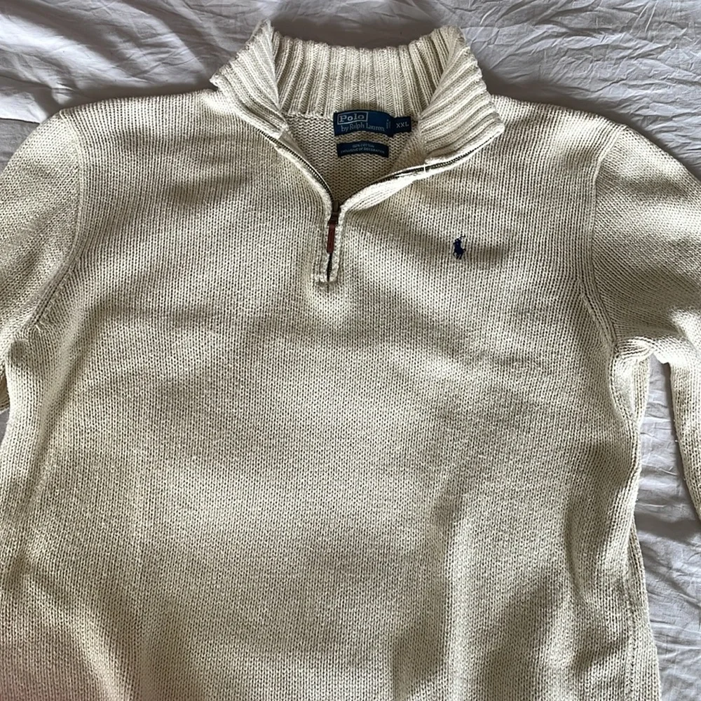 Polo by Ralph Lauren Men's Cream Sweater - Picture 2 of 5